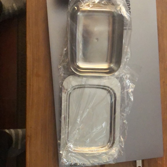 Stainless steel covered butter dish - Picture 4 of 4